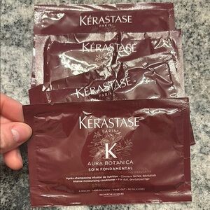 4-pc Kérastase Aura Botanica intense moisturizing conditioner sample 15ml each